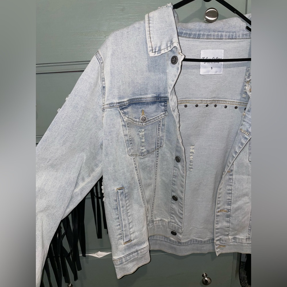 Fringe Jean Jacket